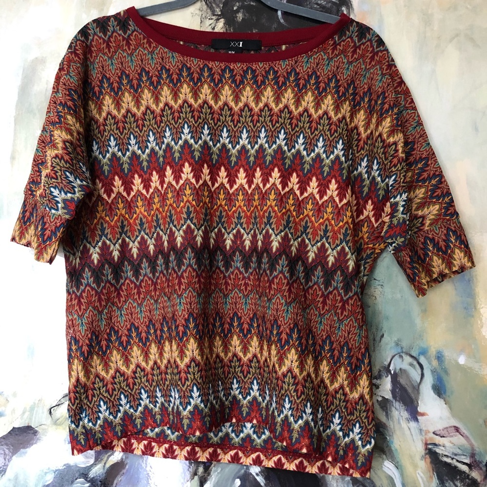 Multicolored Blouse Forever 21 XXI